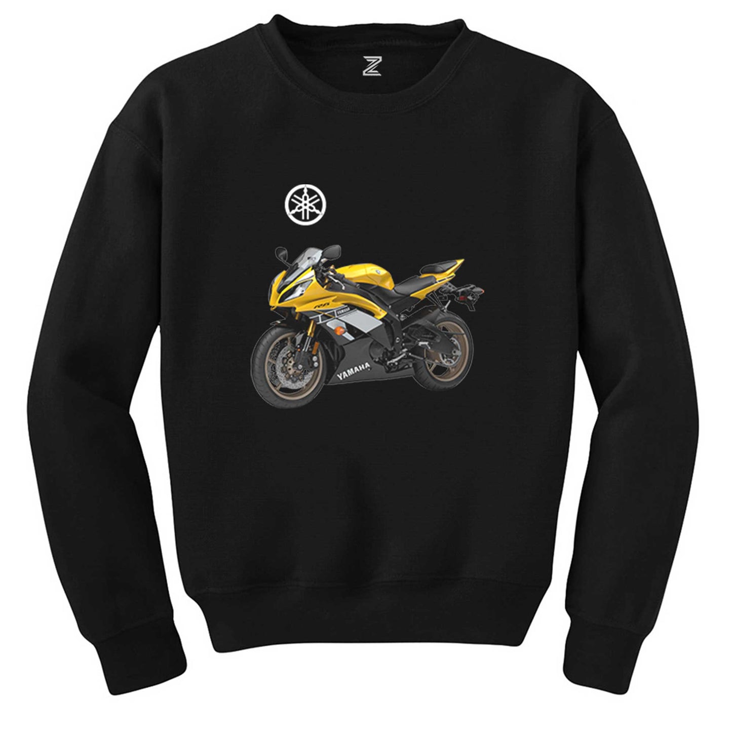 Yamaha YZF-R1 Supersport Siyah Sweatshirt