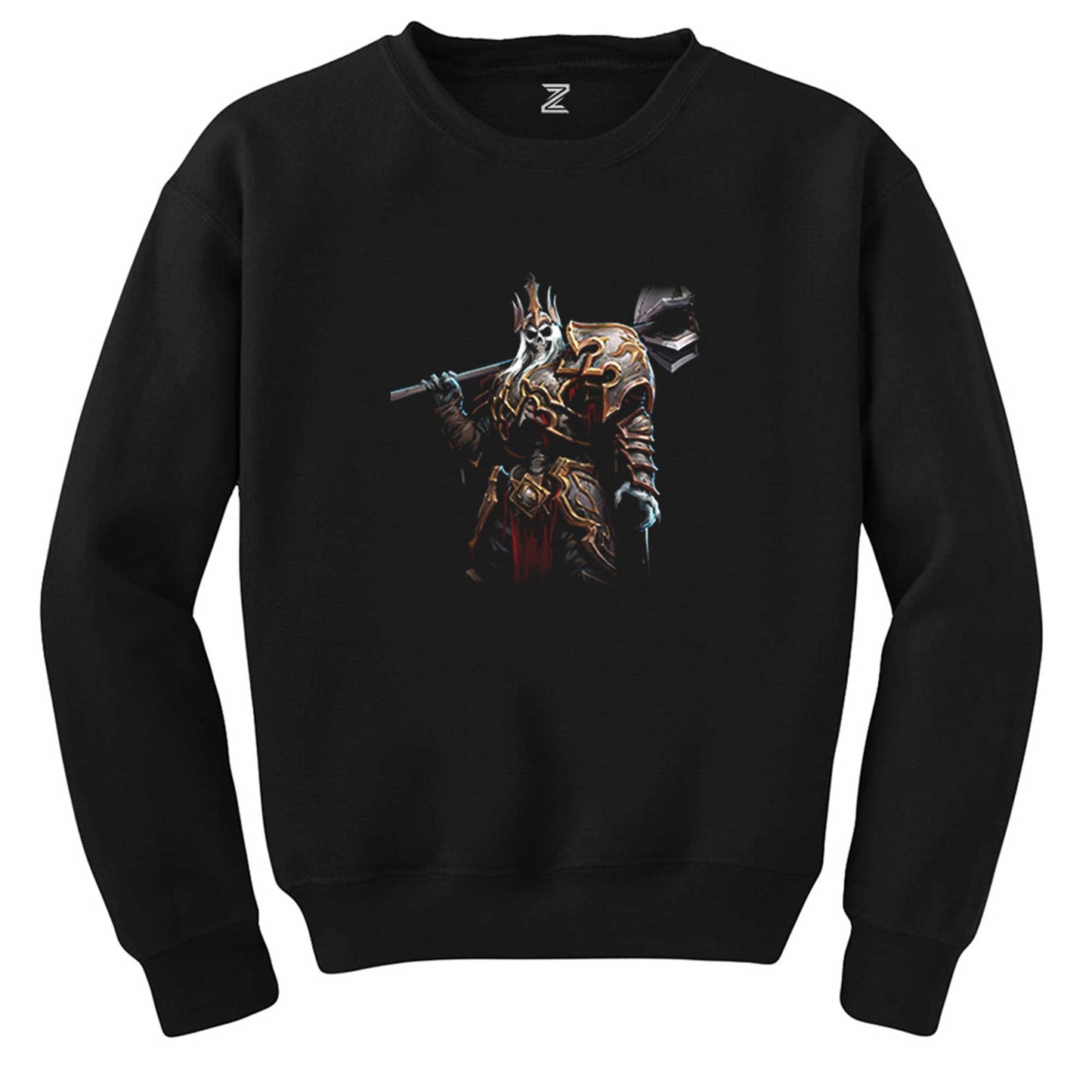 Diablo King Leoric Siyah Sweatshirt