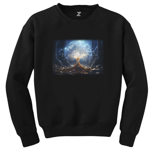 A Growing Tree Seed Siyah Sweatshirt