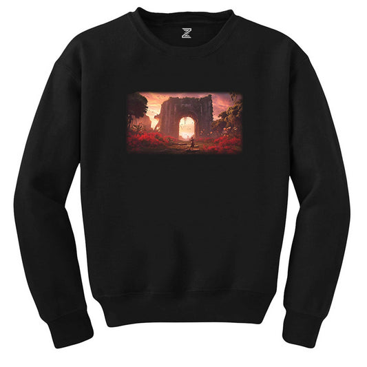 Arch of Jungle Siyah Sweatshirt