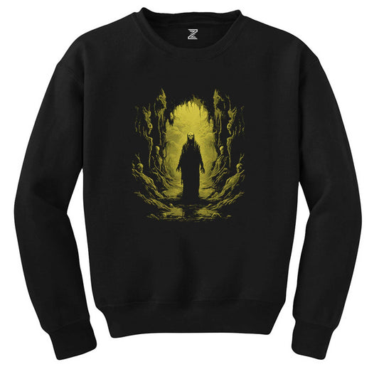 Ghoul's Catacombs Siyah Sweatshirt