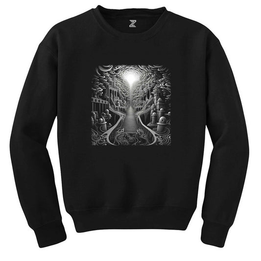 Underground City Siyah Sweatshirt