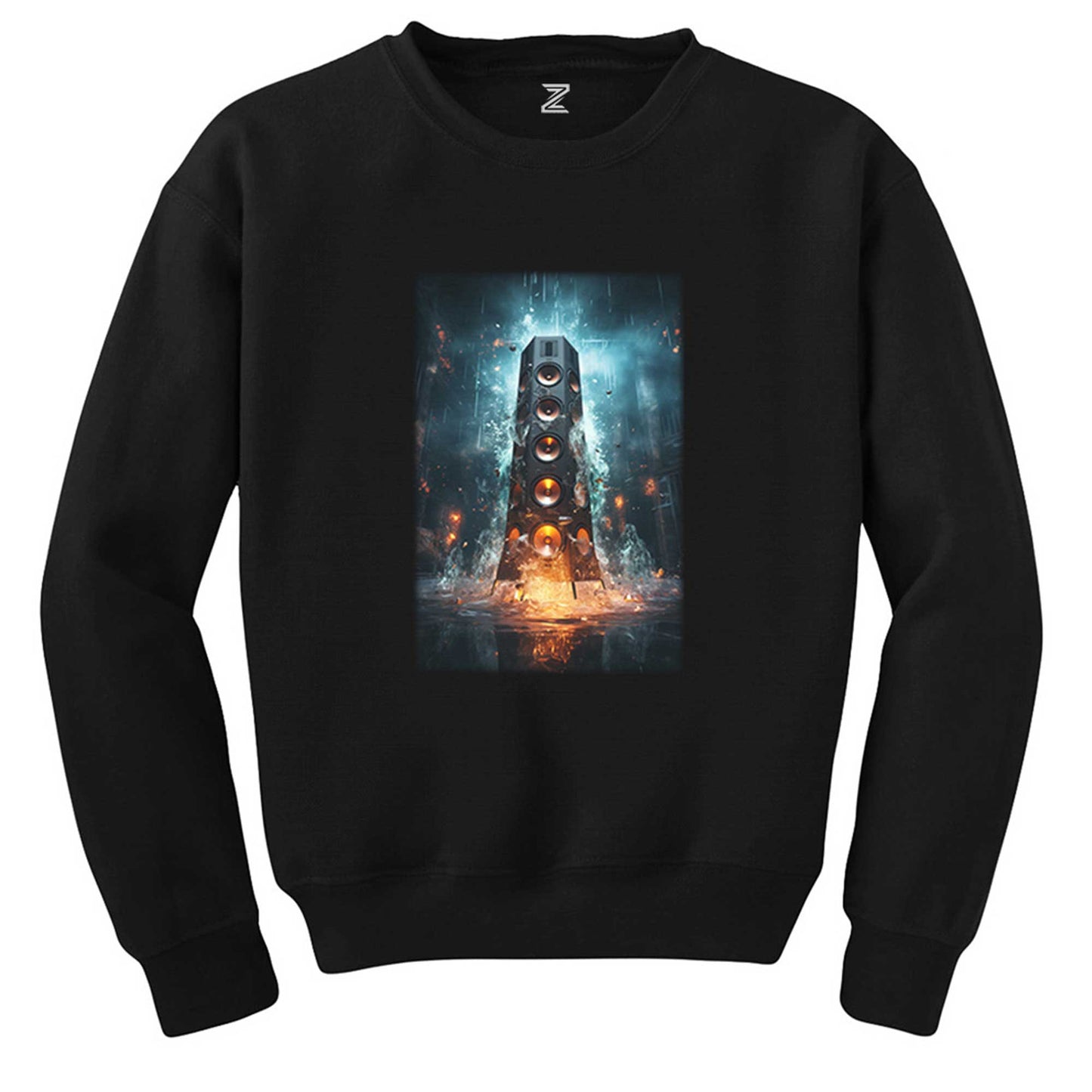 Underground Sewer Party Siyah Sweatshirt