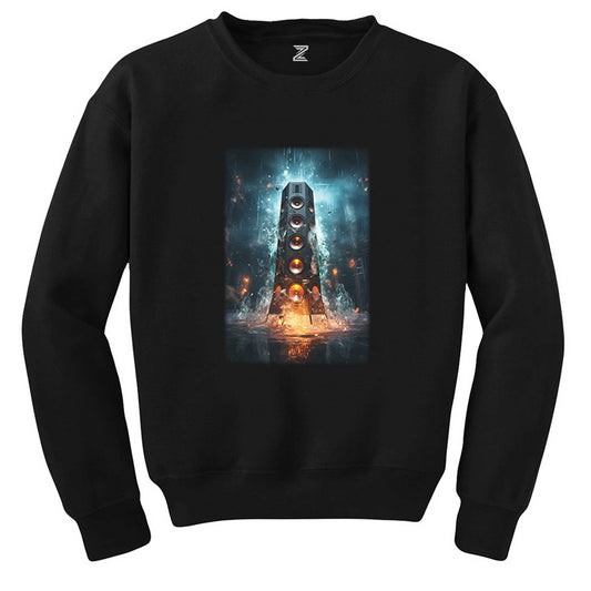 Underground Sewer Party Siyah Sweatshirt