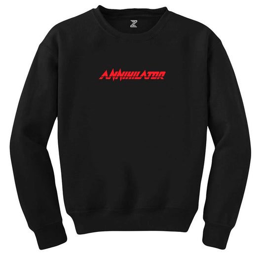 Annihilator Logo Siyah Sweatshirt