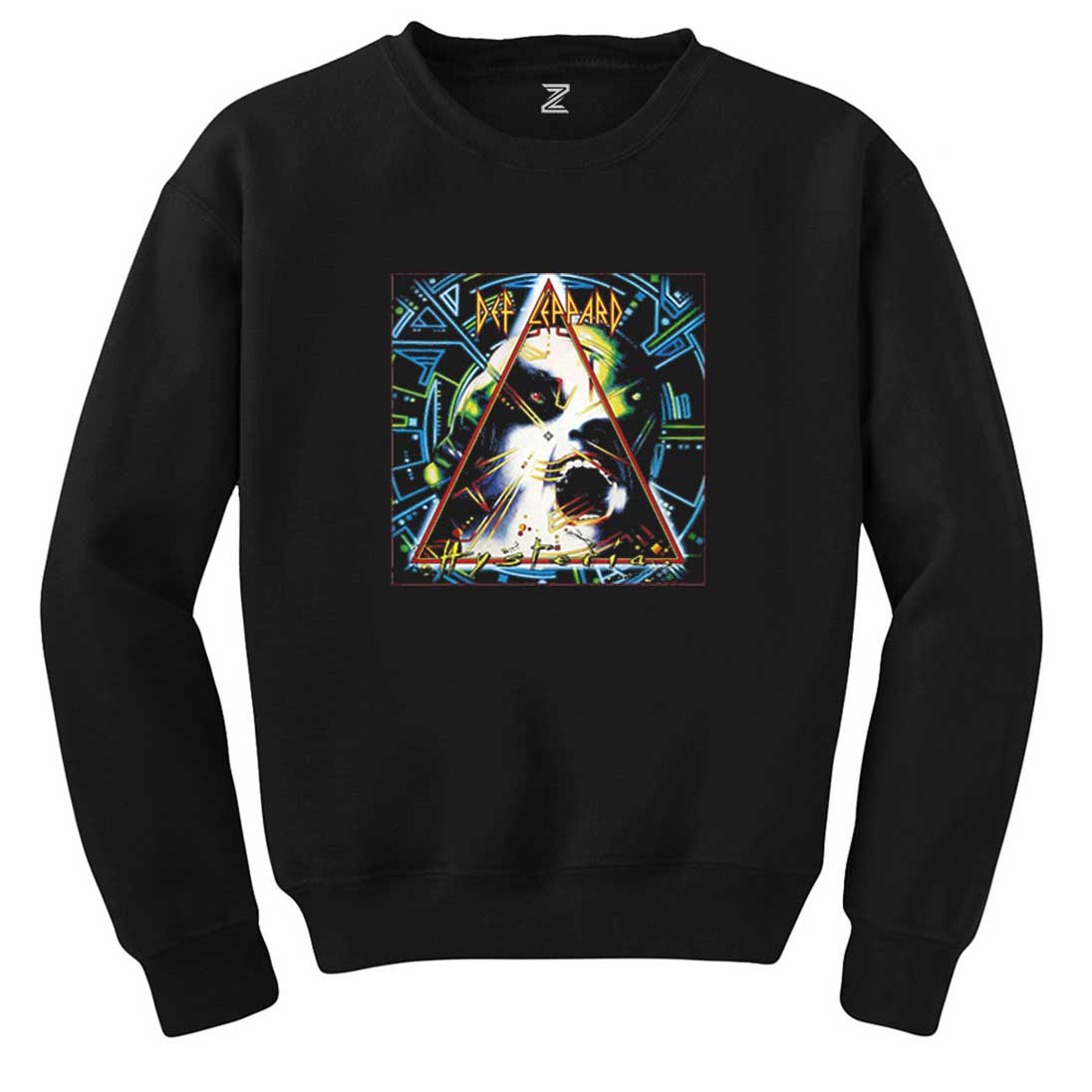 Def Leppard Hysteria Siyah Sweatshirt