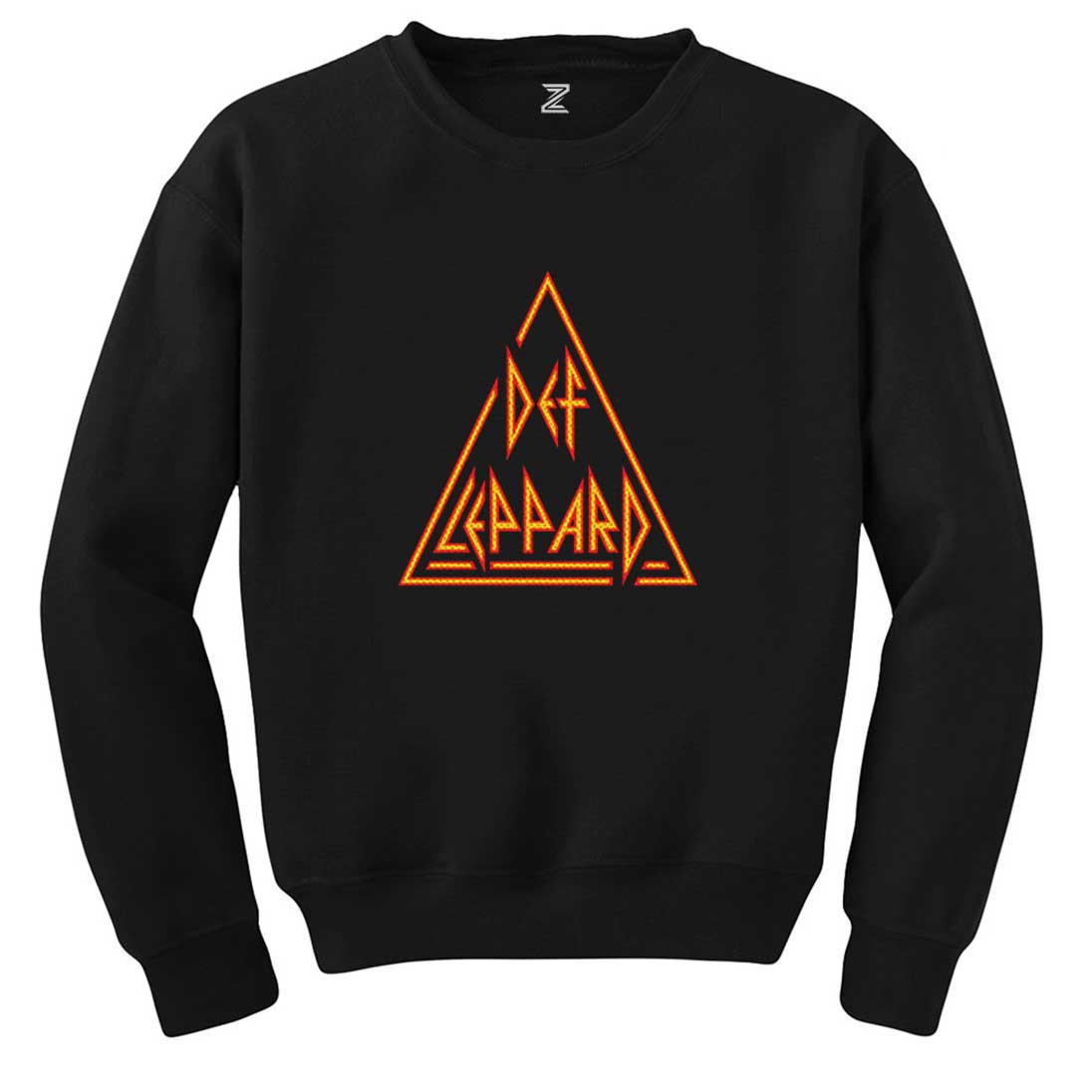Def Leppard Logo 2 Siyah Sweatshirt