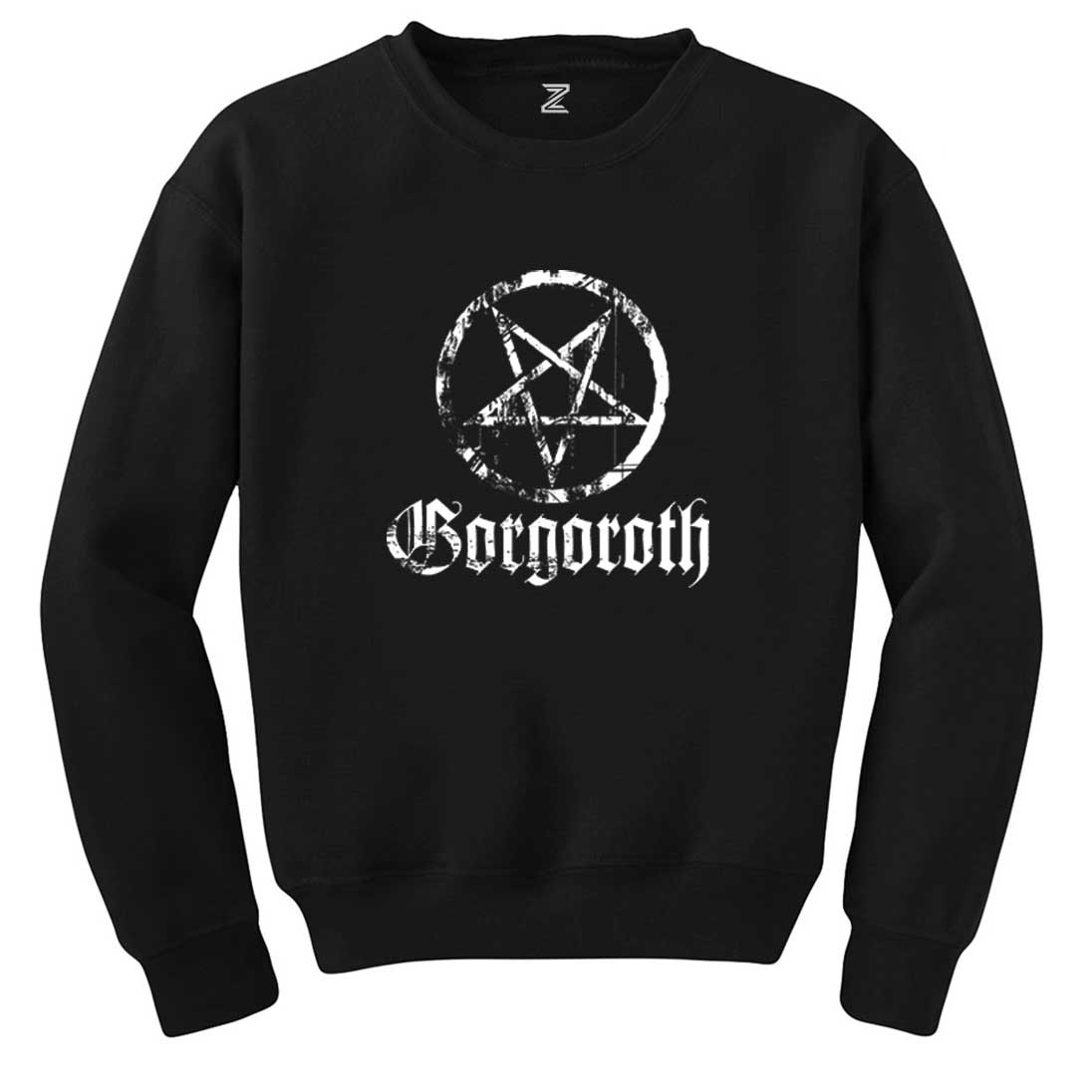 Gorgoroth Pentagram Siyah Sweatshirt