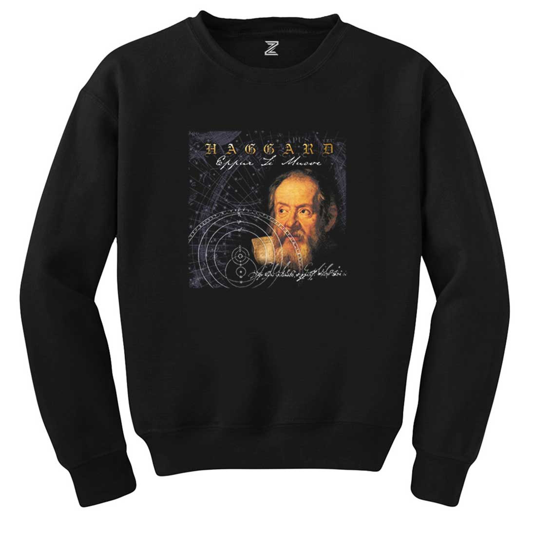 Haggard Eppur Si Muove Siyah Sweatshirt