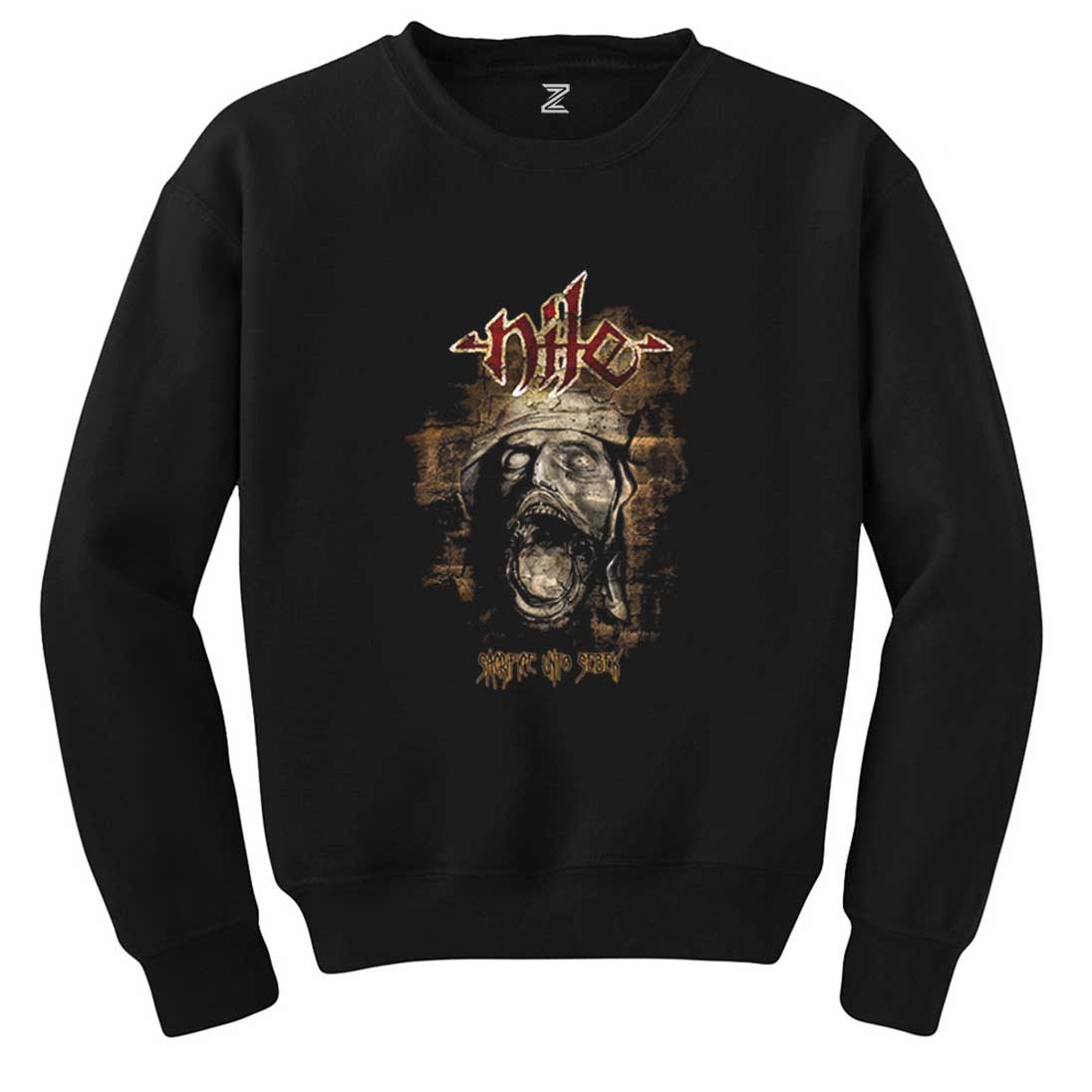 Nile Sacrifice Unto Sebek Siyah Sweatshirt