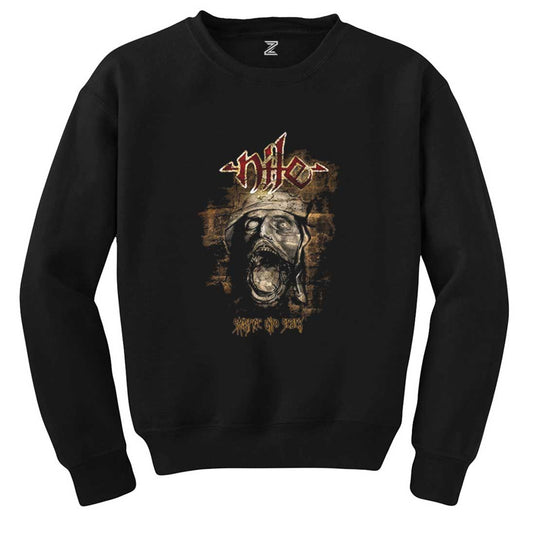 Nile Sacrifice Unto Sebek Siyah Sweatshirt