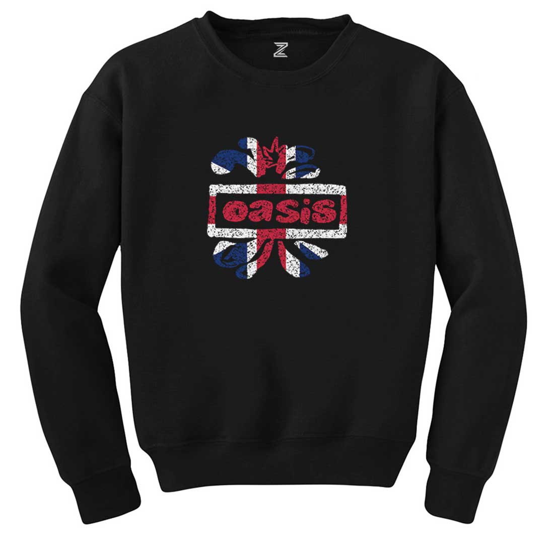 Oasis Logo Siyah Sweatshirt