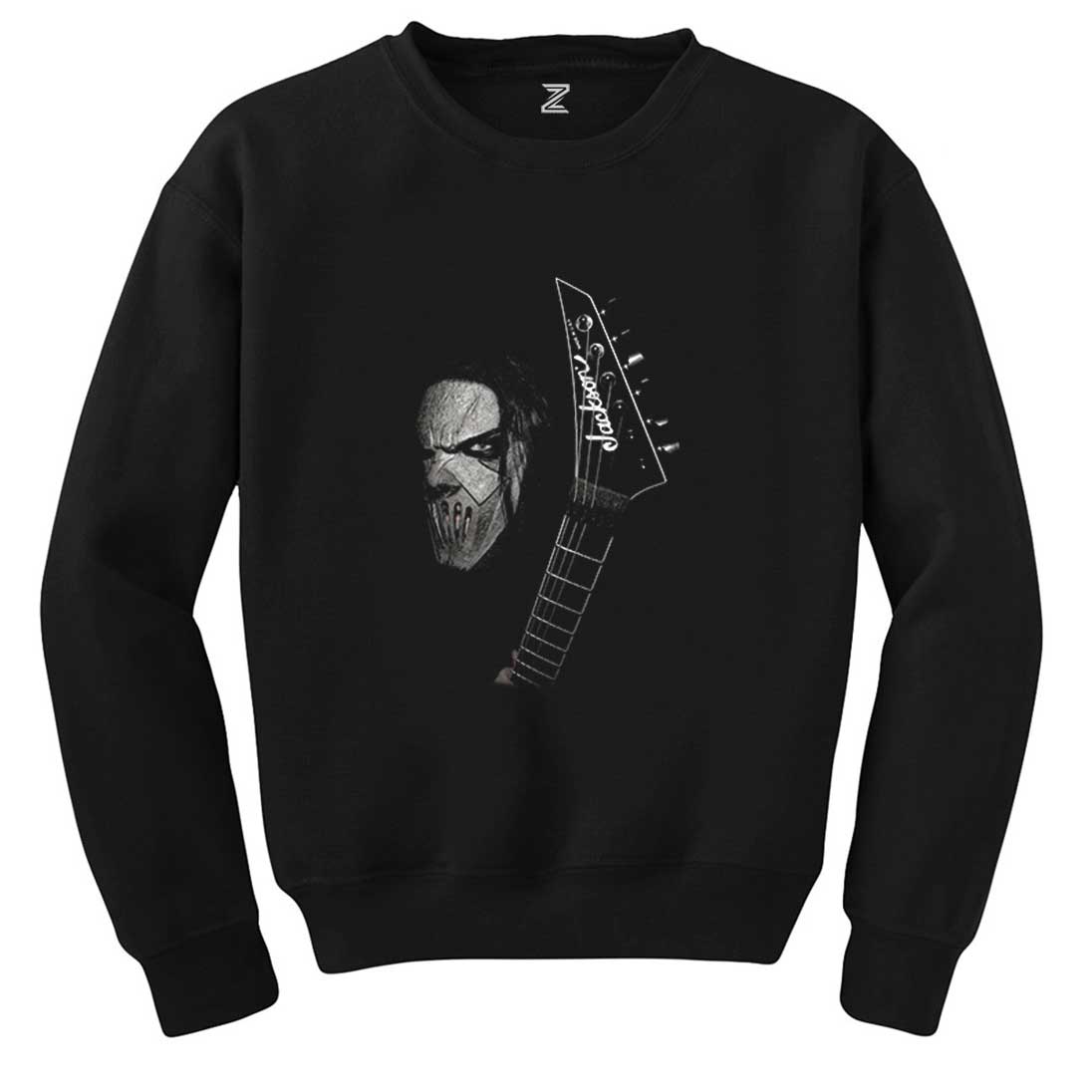 Slipknot Mick Thomson Guitar Siyah Sweatshirt