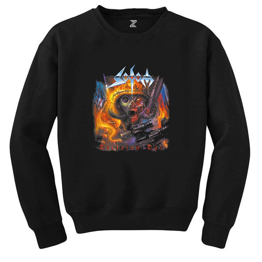 Sodom Decision Day Siyah Sweatshirt