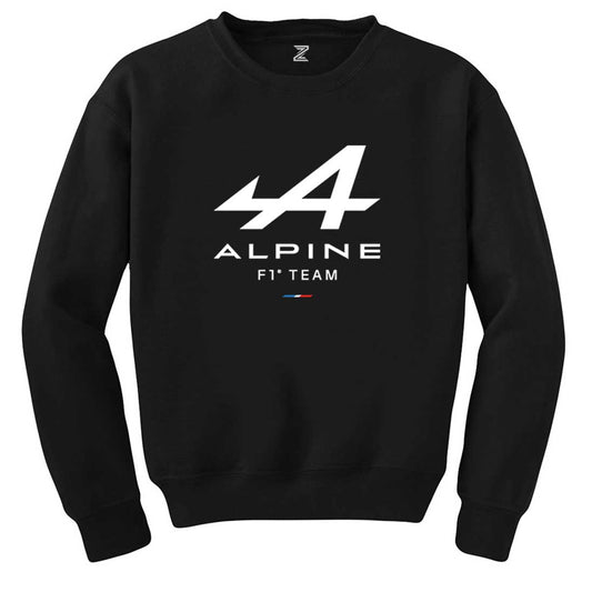 Alpine F1 Siyah Sweatshirt