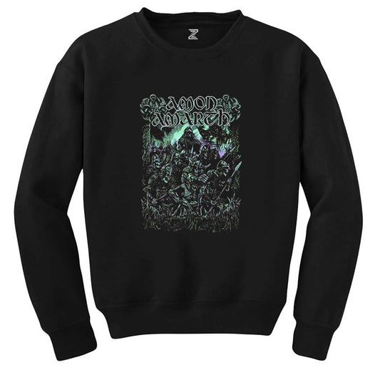 Amon Amart Vikings Warriors Siyah Sweatshirt