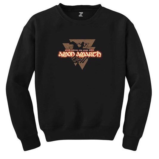 Amon Amarth With Oden on Our Side Siyah Sweatshirt