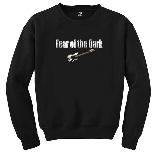 Iron Maiden Fear of the Dark Guitar Siyah Sweatshirt