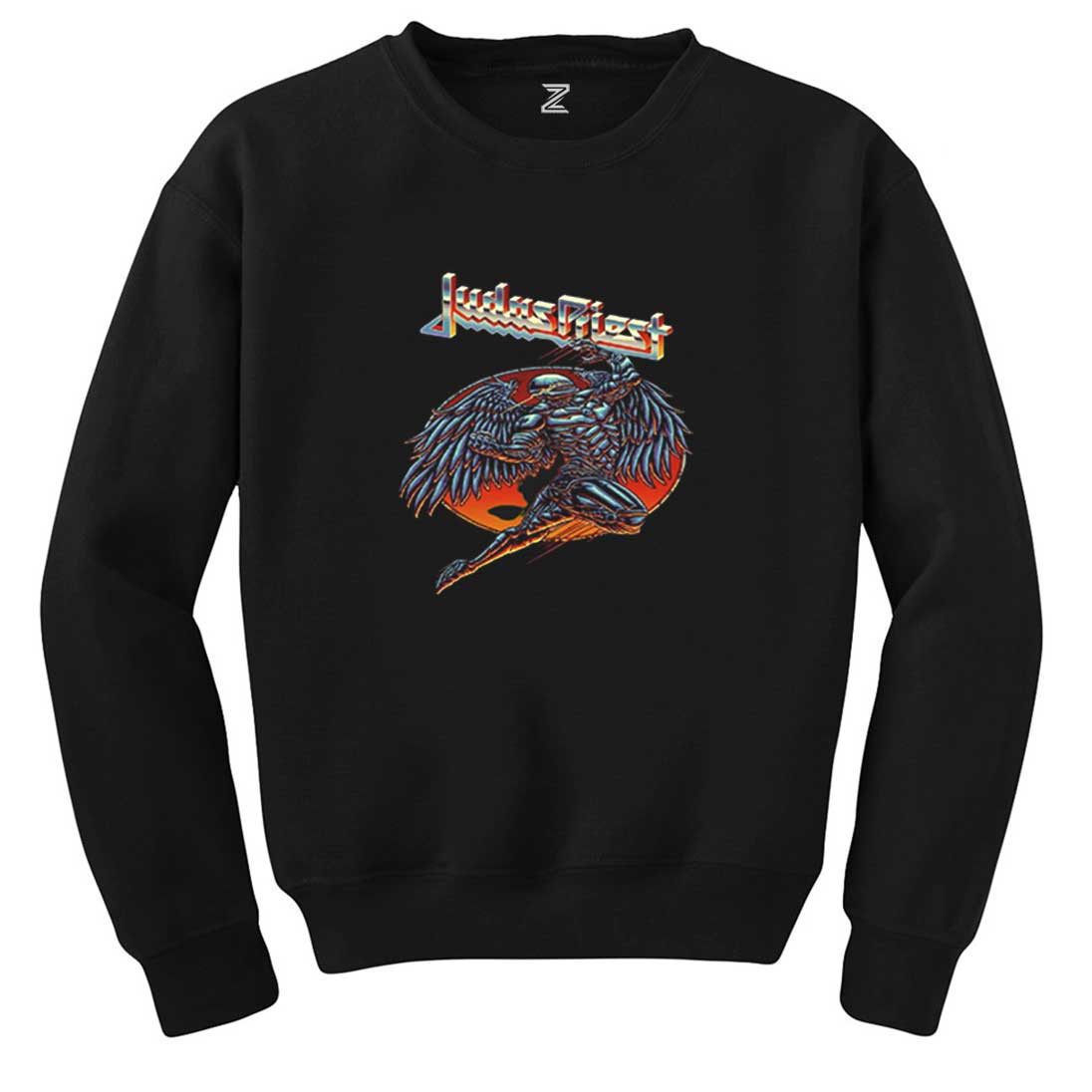 Judas Priest Angel Siyah Sweatshirt