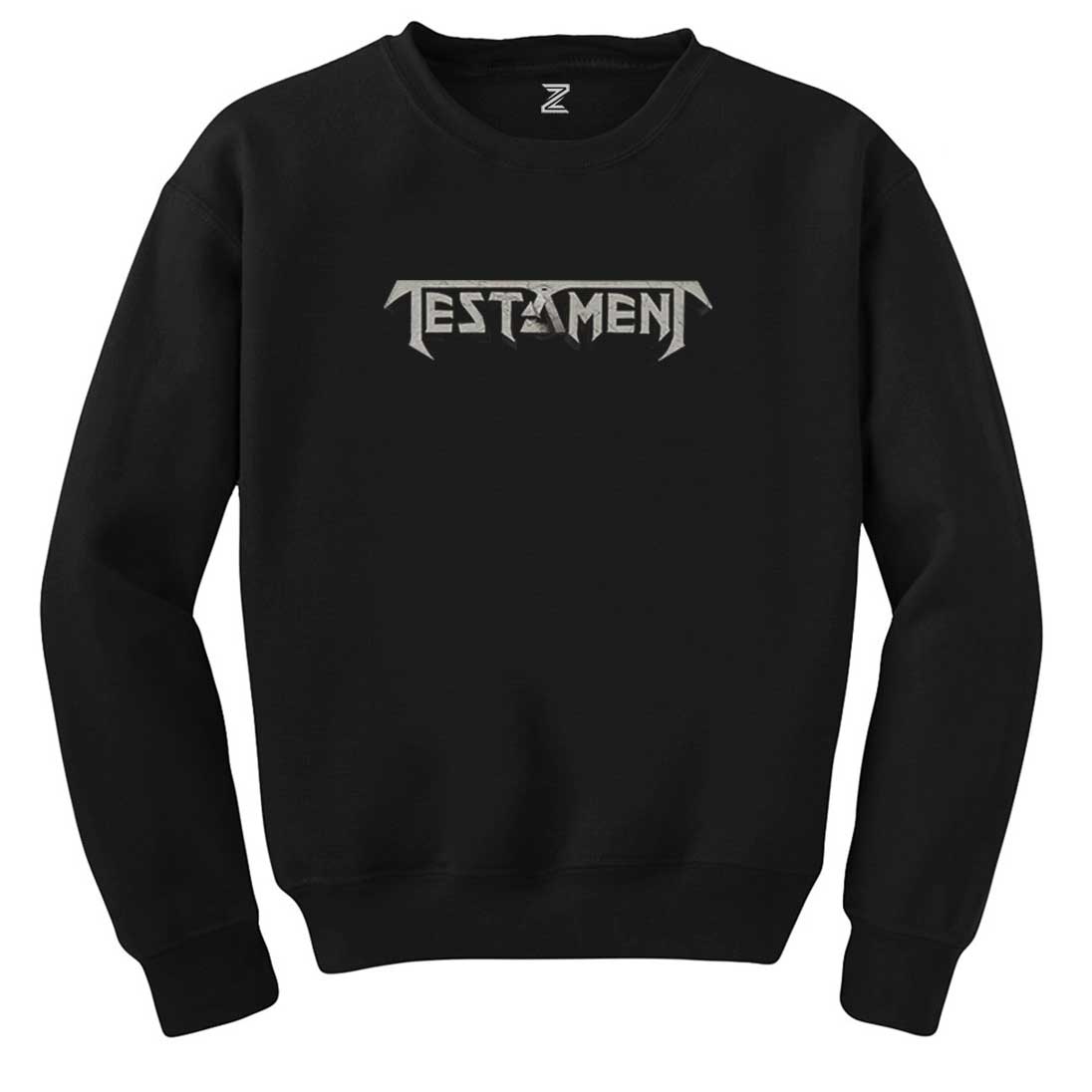 Testament Logo Siyah Sweatshirt