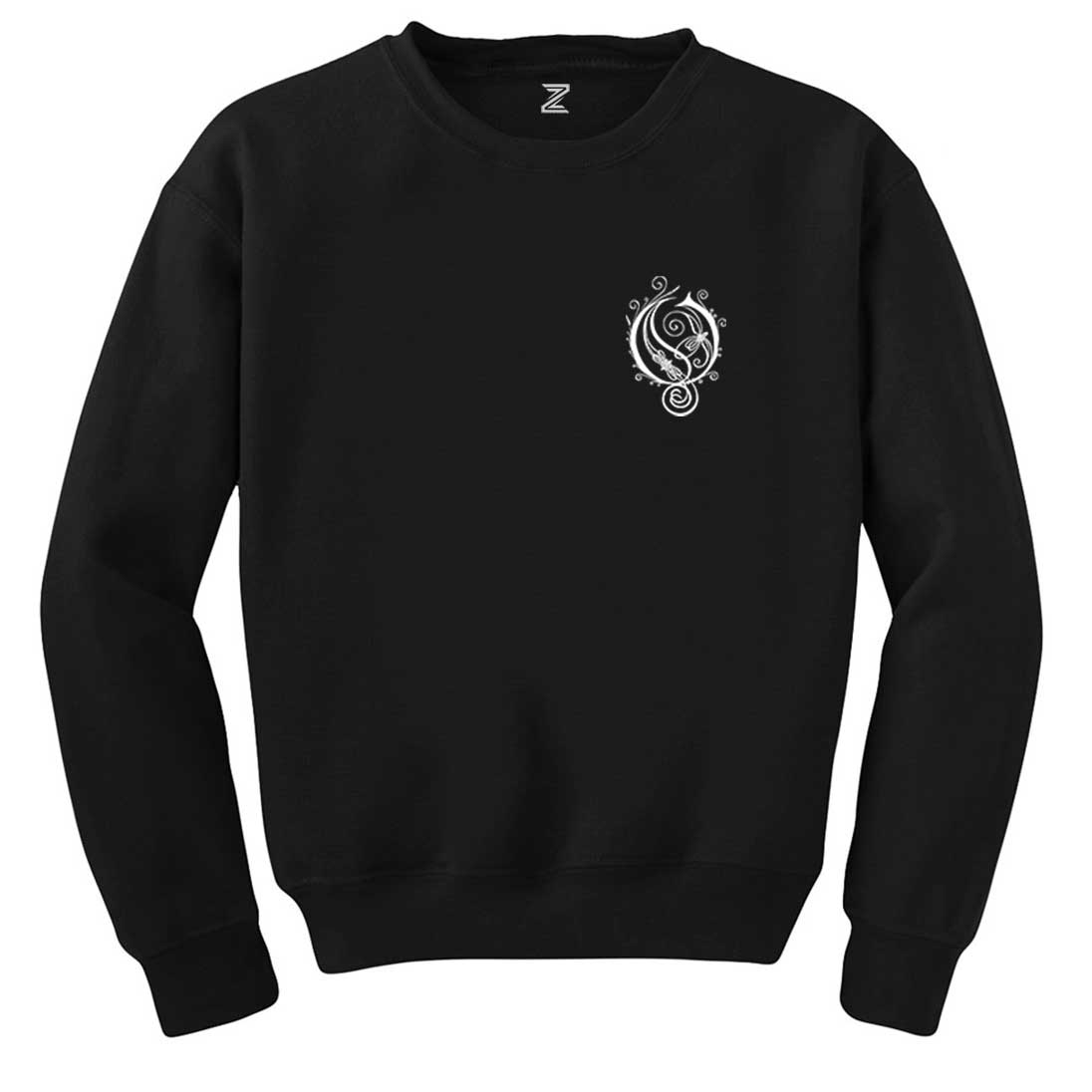 Opeth Logo Amblem Siyah Sweatshirt