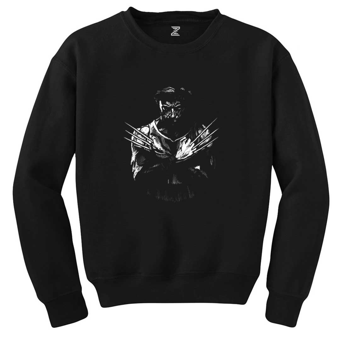 Wolverine Logan Siyah Sweatshirt