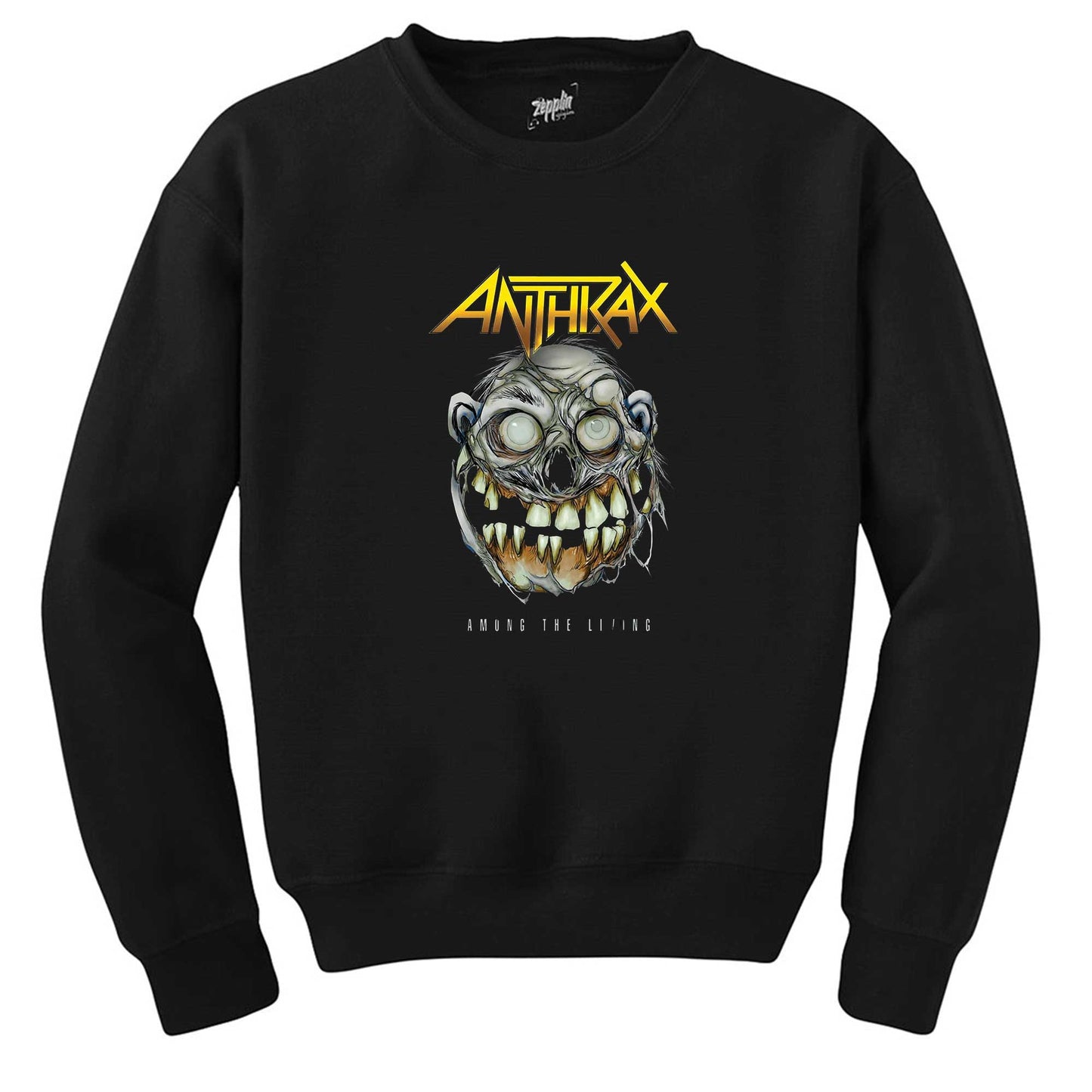 Anthrax Amung The Living Siyah Sweatshirt