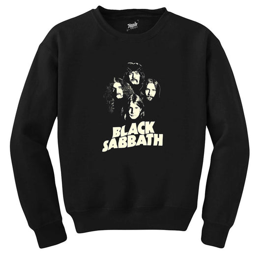 Black Sabbath Siluet Siyah Sweatshirt