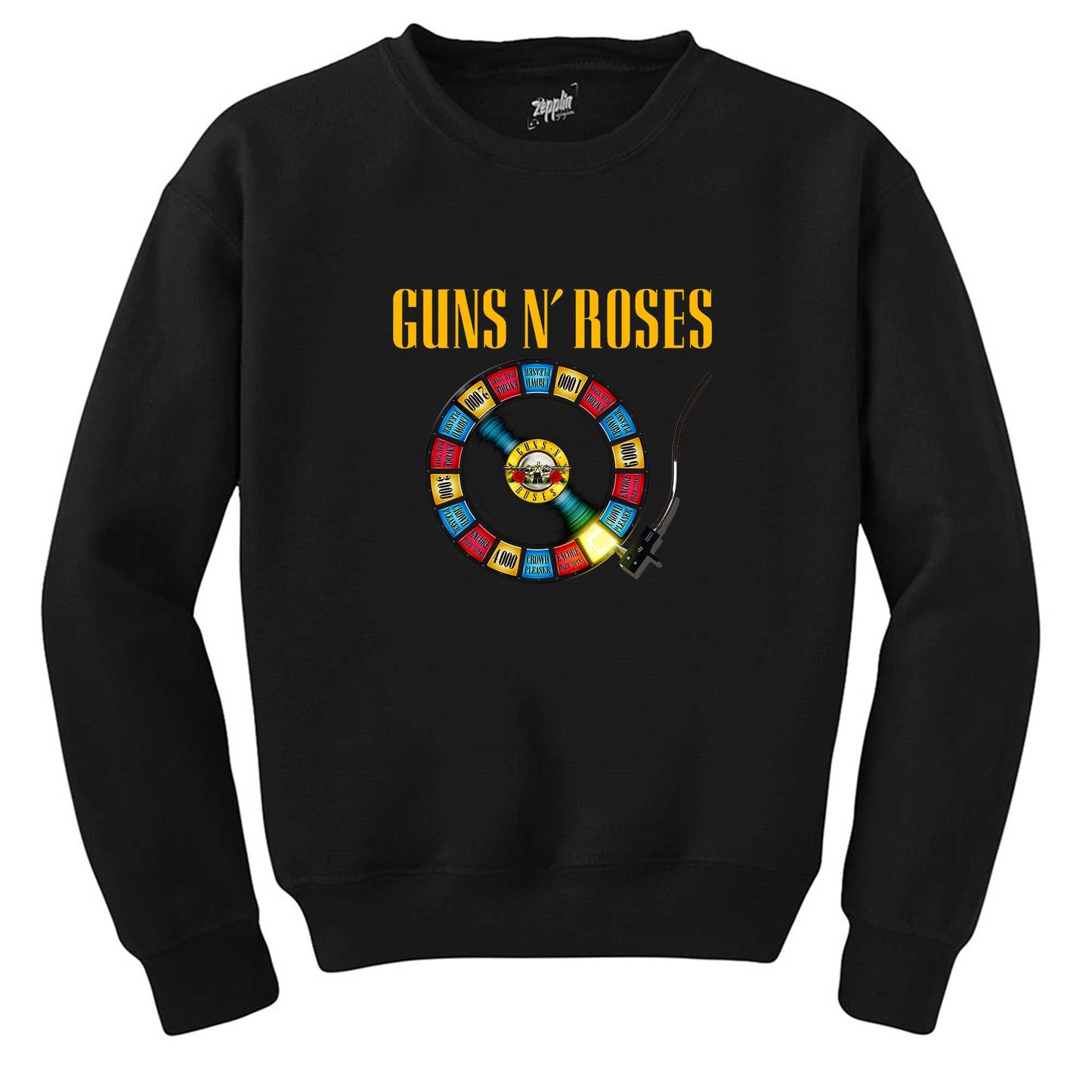 Guns N Roses Plak Siyah Sweatshirt