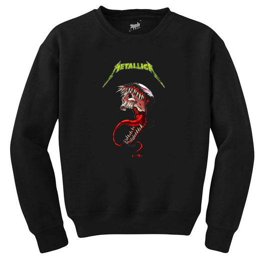 Metallica Venom Siyah Sweatshirt