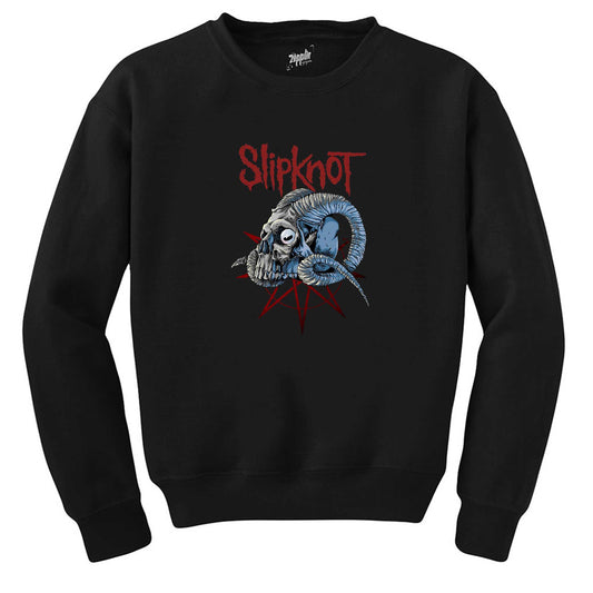 Slipknot Ram Head Siyah Sweatshirt