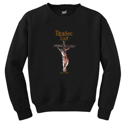 Paradise Lost Gothic Siyah Sweatshirt