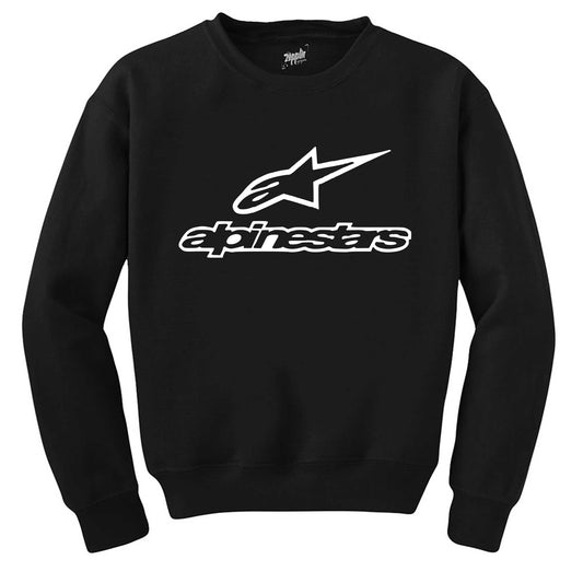 Alpinestars Logo Text Siyah Sweatshirt