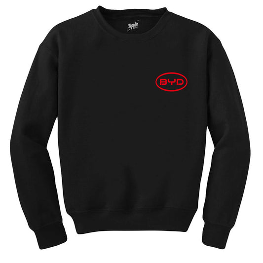 BYD Logo Siyah Sweatshirt