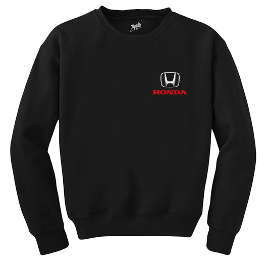 Honda Red Logo Siyah Sweatshirt