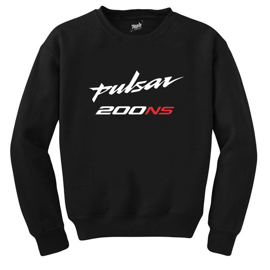 Pulsar NS200 Text Siyah Sweatshirt