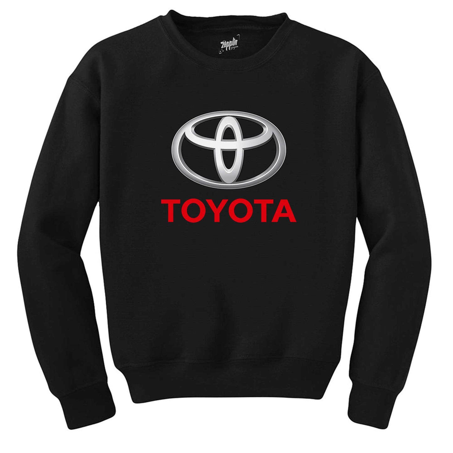 Toyata Text Logo Siyah Sweatshirt