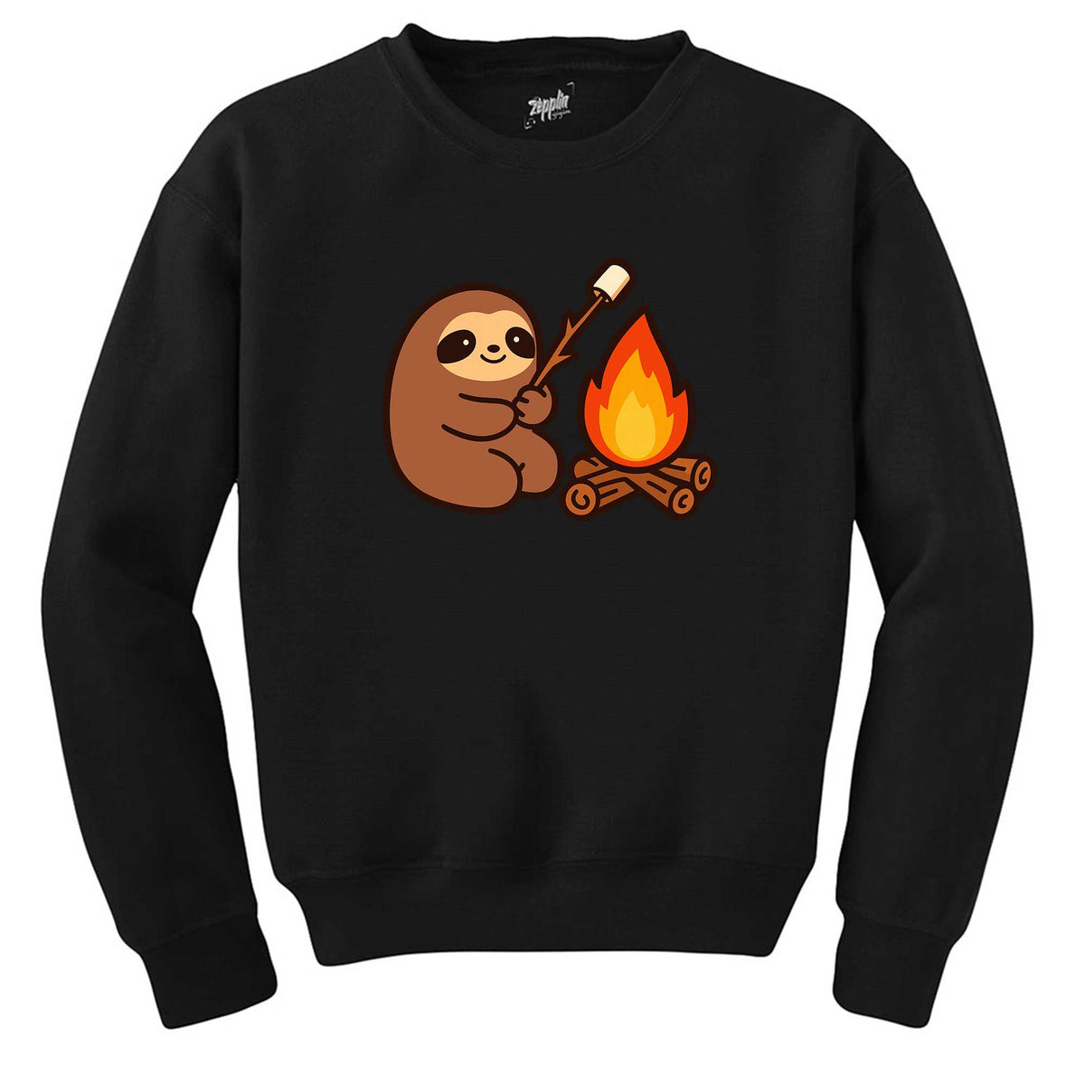 Camp Cute Siyah Sweatshirt