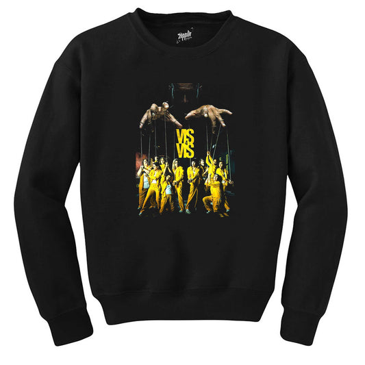 Vis A Vis Siyah Sweatshirt