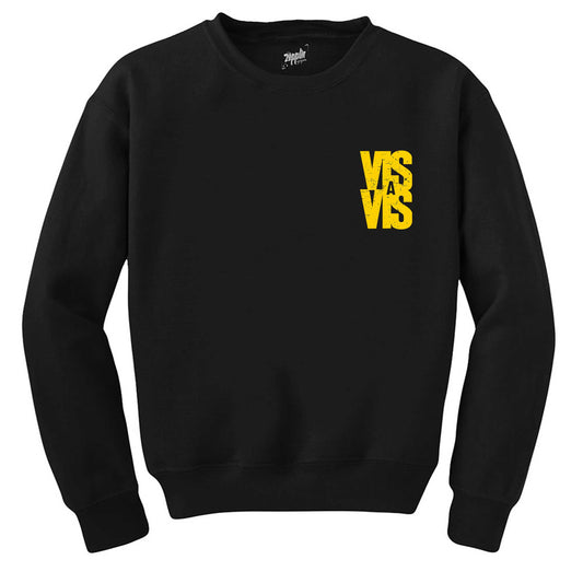 Vis A Vis Logo Siyah Sweatshirt