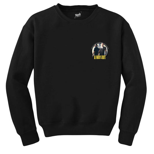 A Way Out Icon Siyah Sweatshirt