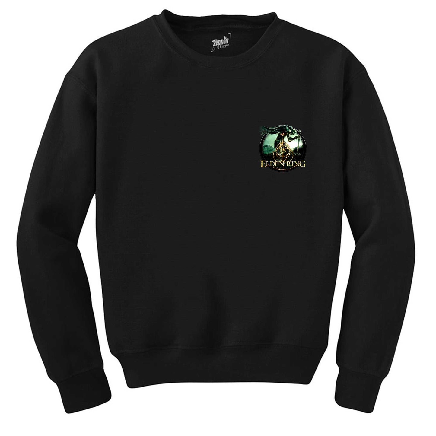 Elden Ring Text Icon Siyah Sweatshirt