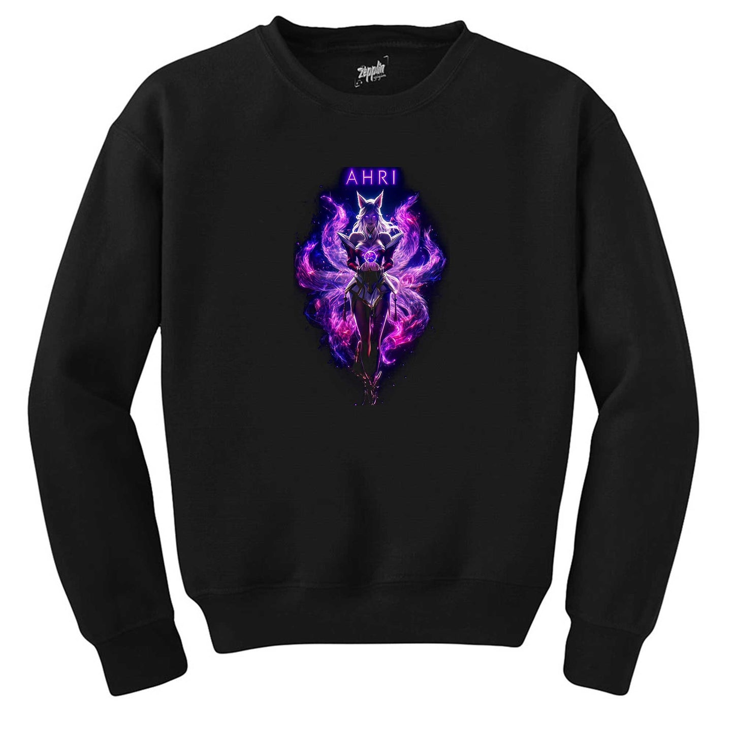 League Of Legends Ahrı Siyah Sweatshirt