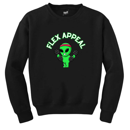 Alien Lifting Siyah Sweatshirt