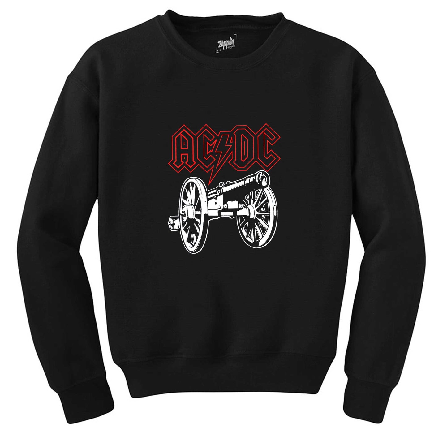 Ac Dc About Rock Cannon Siyah Sweatshirt