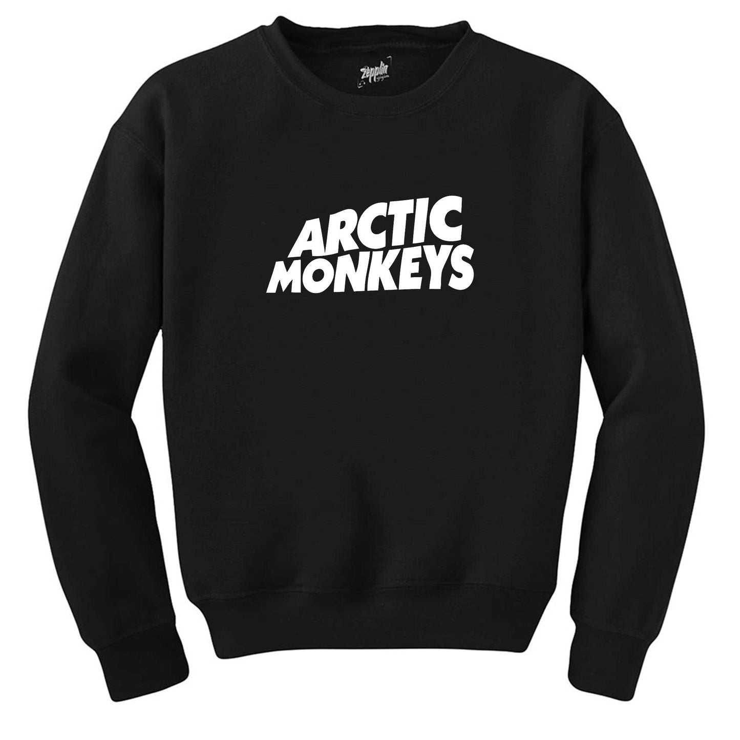 Artic Monkeys White Logo Siyah Sweatshirt