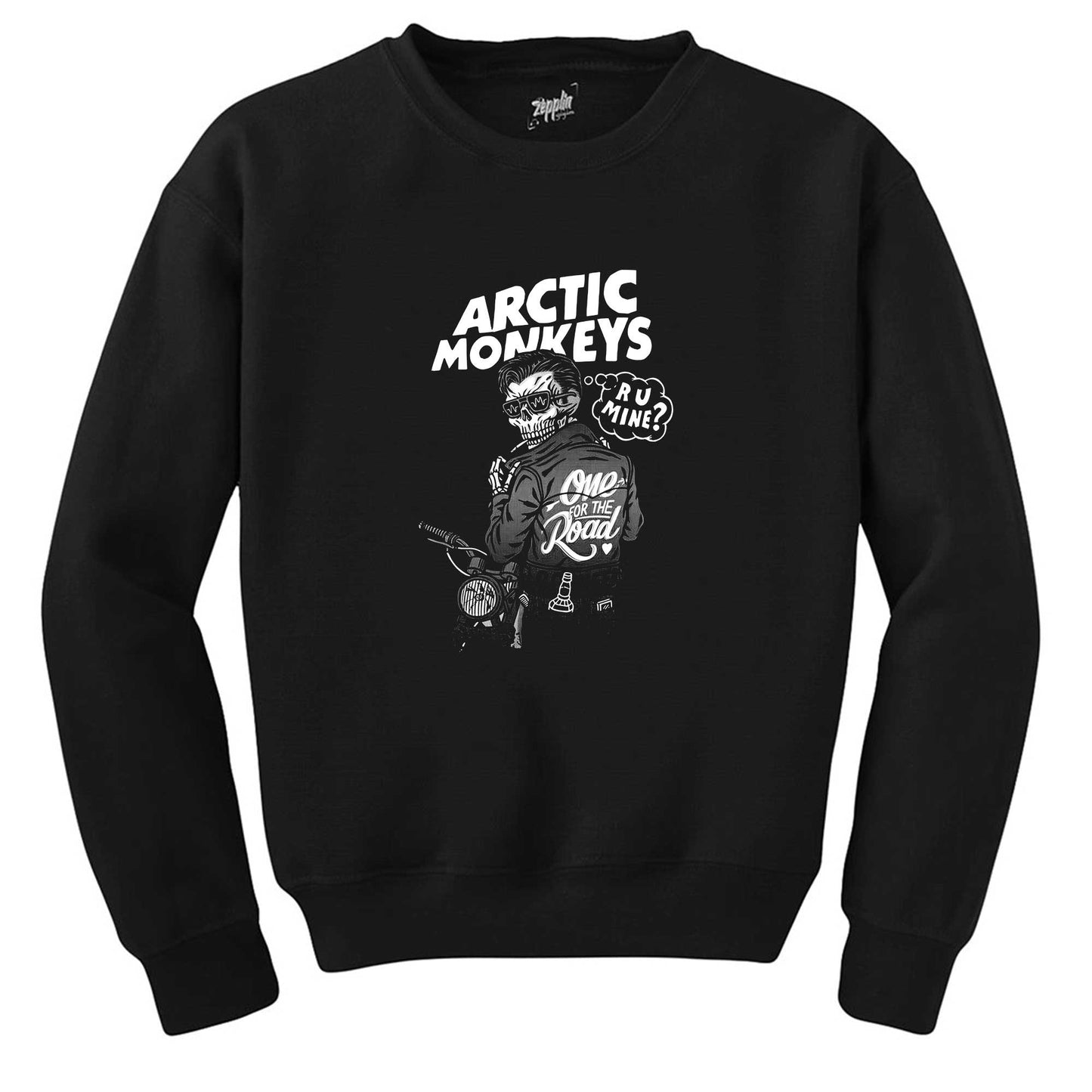 Artic Monkeys Skull Rider Siyah Sweatshirt