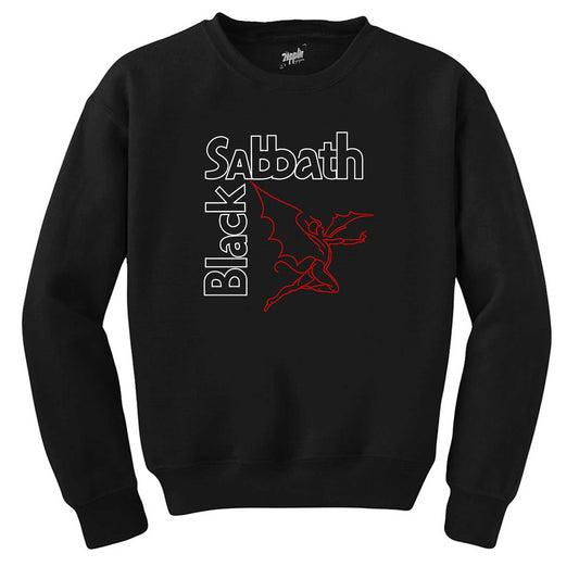 Black Sabbath Grim Reaper Siyah Sweatshirt