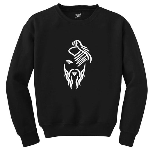 Hayko Cepkin Yeni Logo White Siyah Sweatshirt