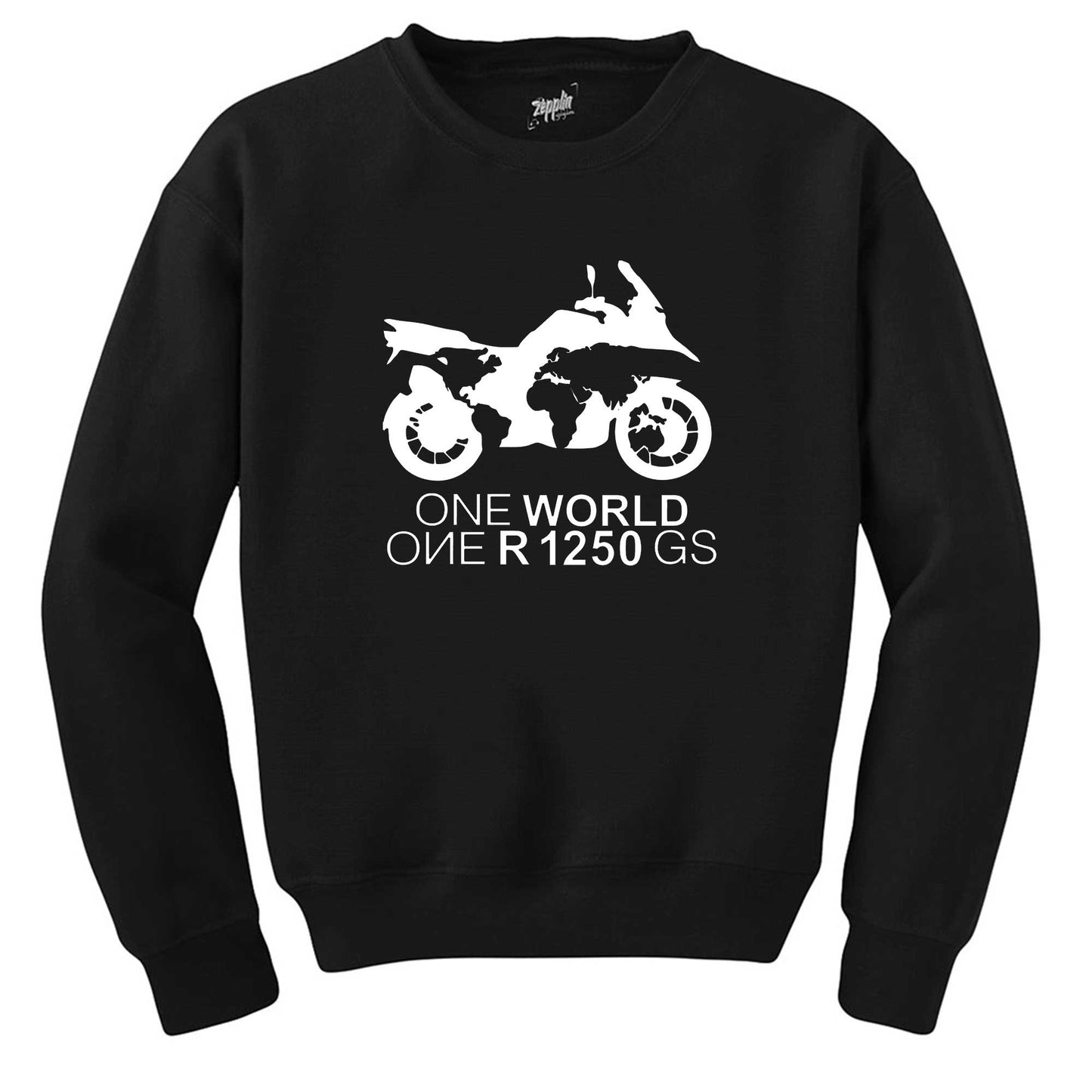 ONE World 1250GS White Siyah Sweatshirt